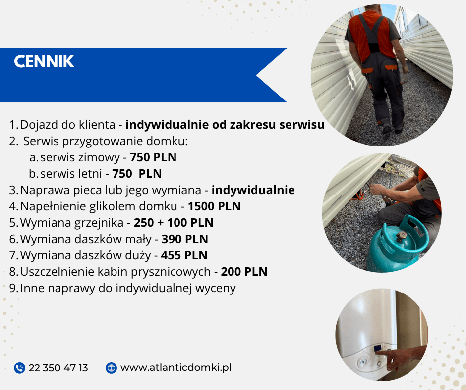 naprawa domków holenderskich